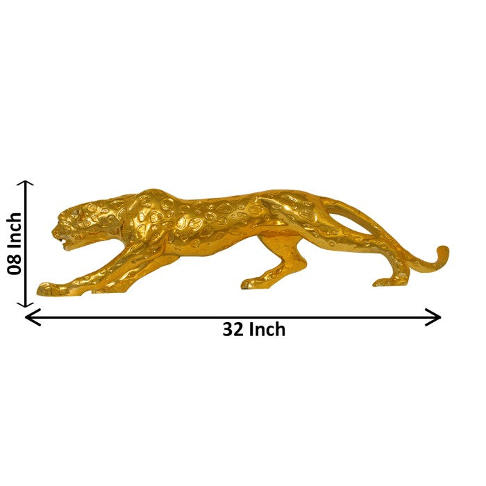 Gold Plated Panther Showpiece 20 cm-G50X0007G000TOSS