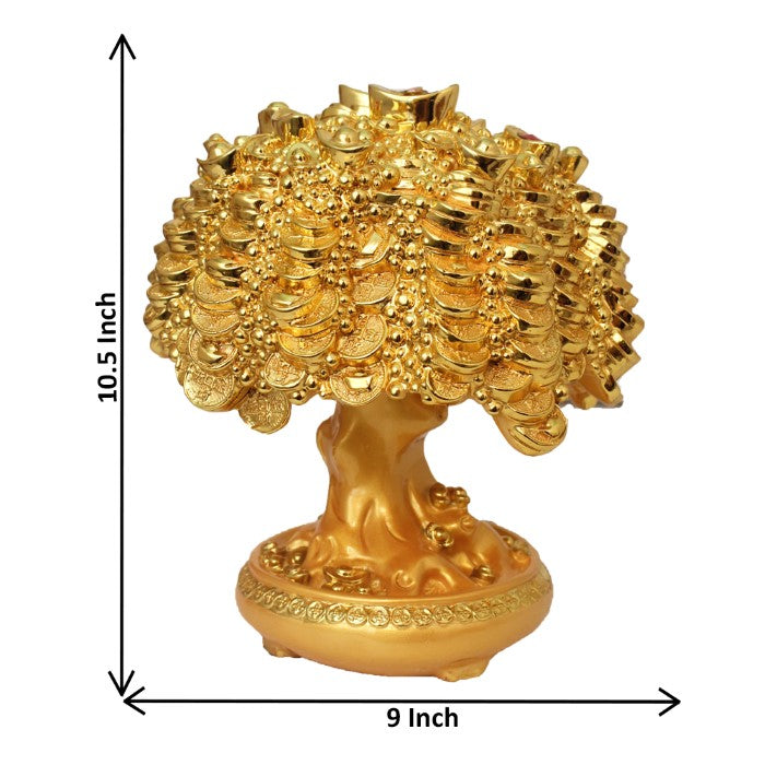 Gold Plated Tree Showpiece 27 cm-G50X0059Y000THSS