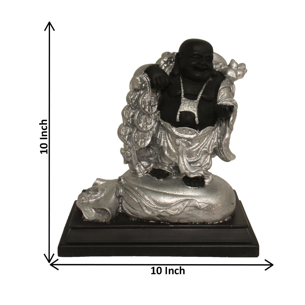 Laughing Buddha Vastu Showpiece Glitter Matt 25 cm-G57R1073KSGMX