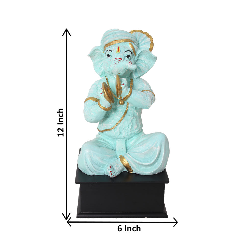 Manjeera Ganesha Idol with base 31 cm G57W1104HHLMX