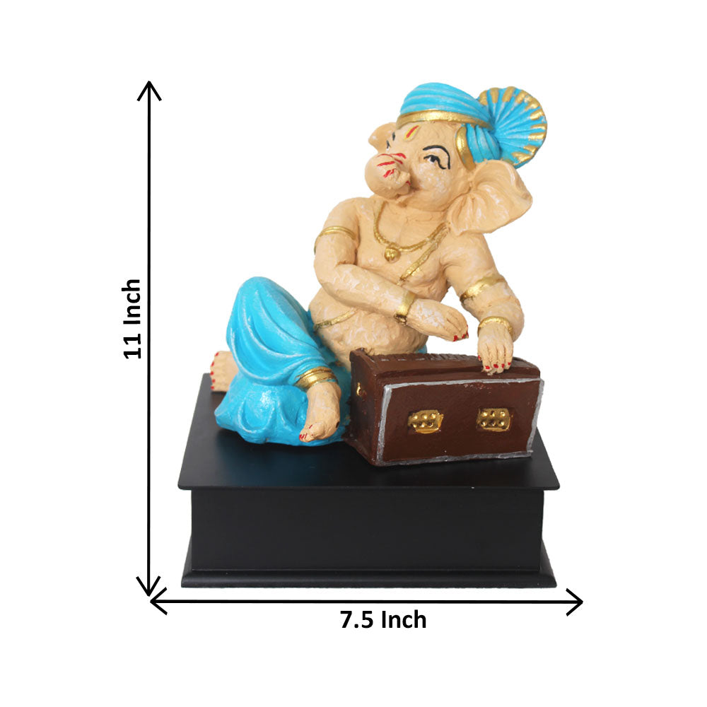 Harmonium Ganesha Idol with base 28 cm G57W1105VQLMX