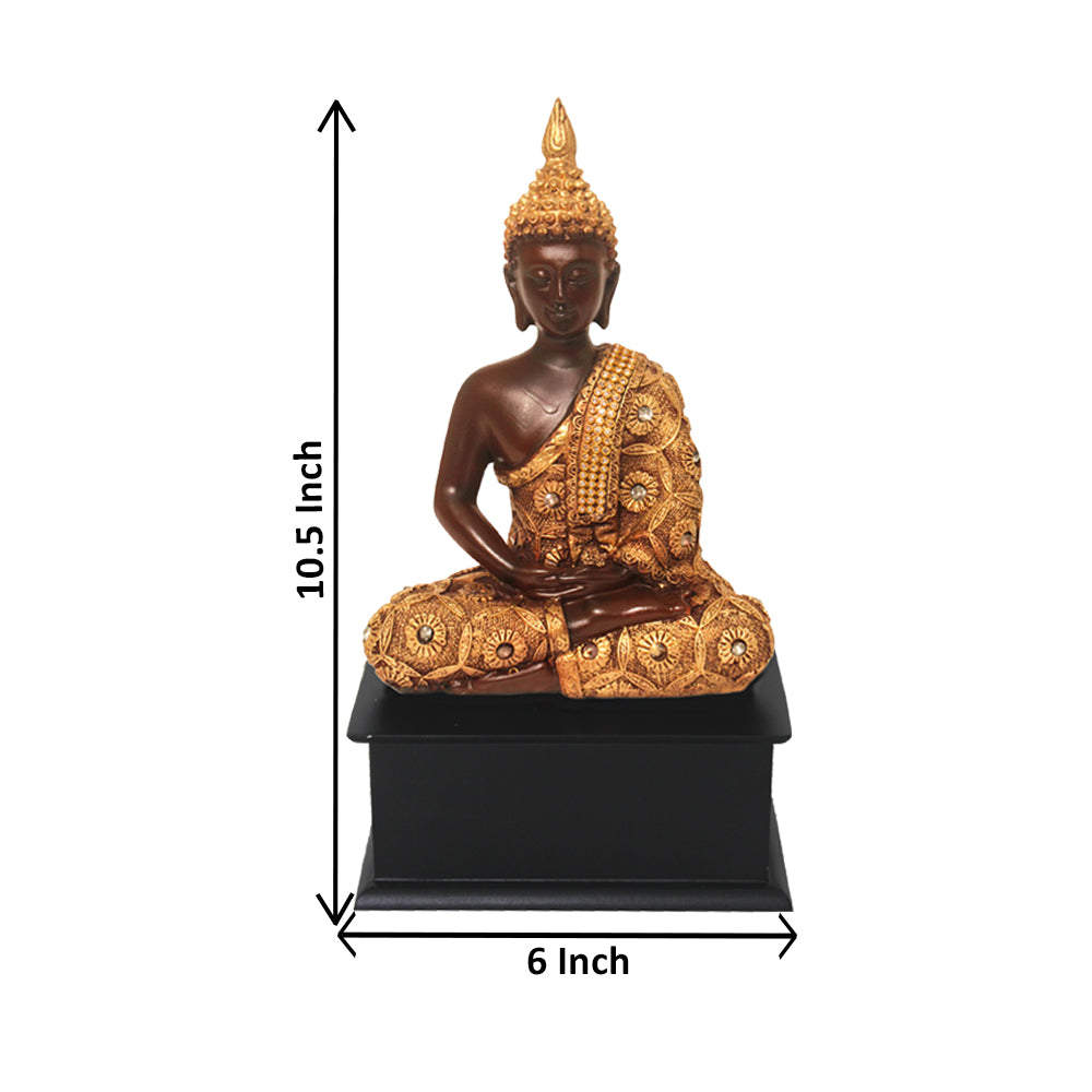 Meditating Buddha Statue Showpiece 27 cm G57W1472AGNMZ