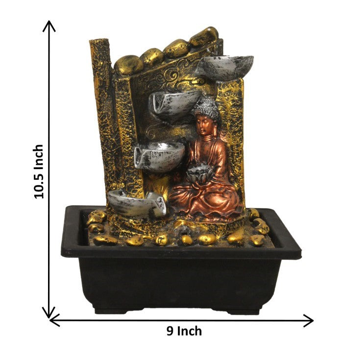 Buddha Water Fountain Showpiece 27 cm G57X0017S