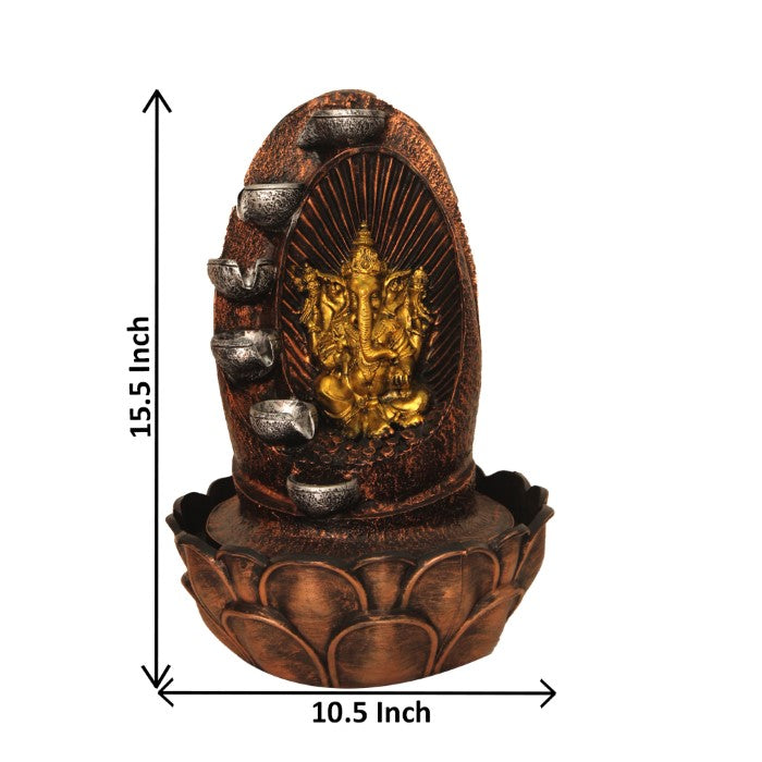 Ganesha Tabletop Water Fountain Showpiece 40 cm G57X0024MGAMX