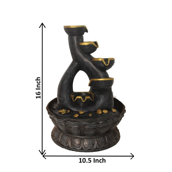 Diya Water Fountain Showpiece 41 cm G57X0025FGAMX