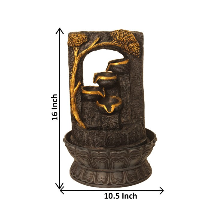 Tabletop Diya Water Fountain 41 cm G57X0028FGAMX