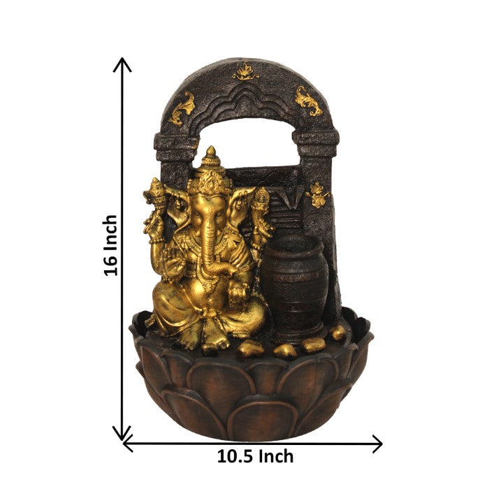 Lord Ganesha Indoor Water Fountain 41 cm G57X0032AGAMX