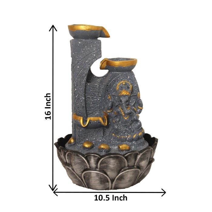 Lord Ganesha Tabletop Fountain Showpiece 41 cm G57X0033FGDMX