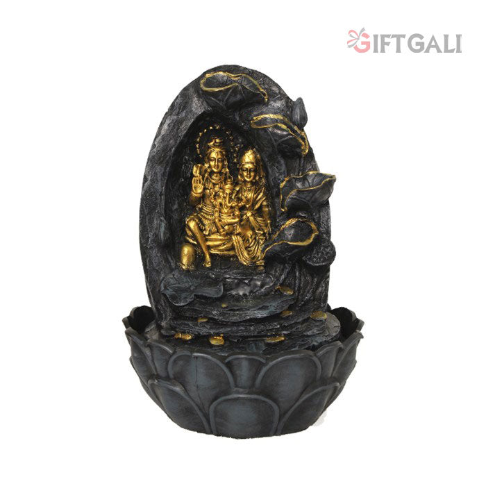 Lord Shiv Family Indoor Water Fountain 40 cm G57X0049FGAMX