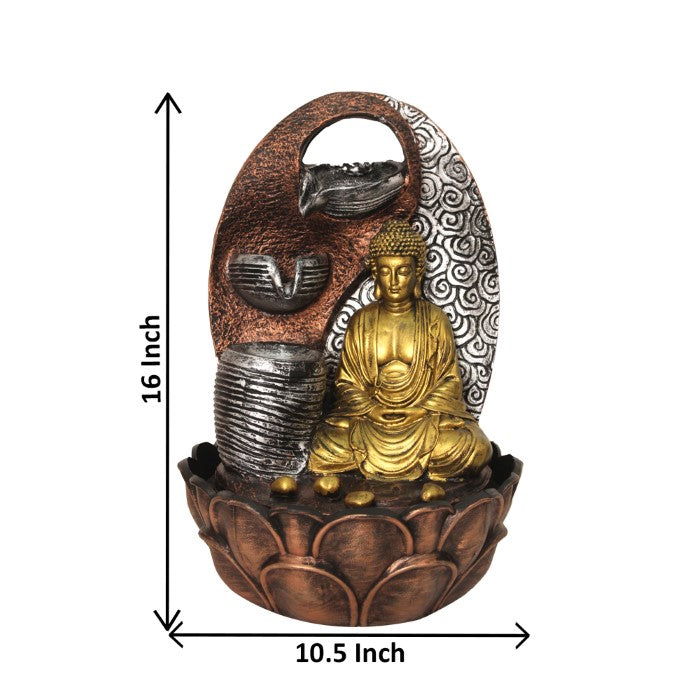 Buddha Tabletop Fountain Showpiece 41 cm G57X0050MGAMX