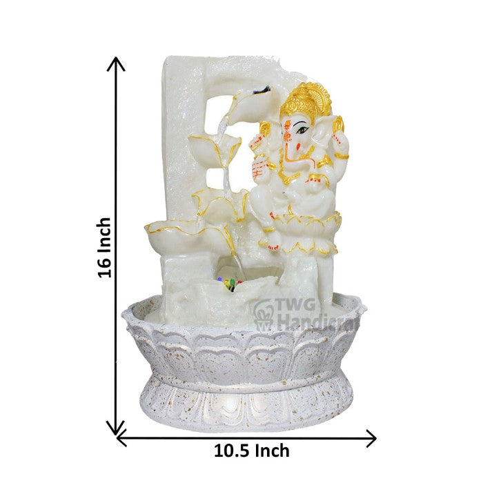 Lord Ganesha Water Fountain 41 cm G57X0055WGCGX