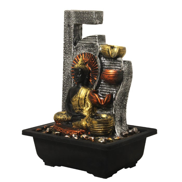 Buddha Indoor Water Fountain Showpiece 32 cm G57X0101G