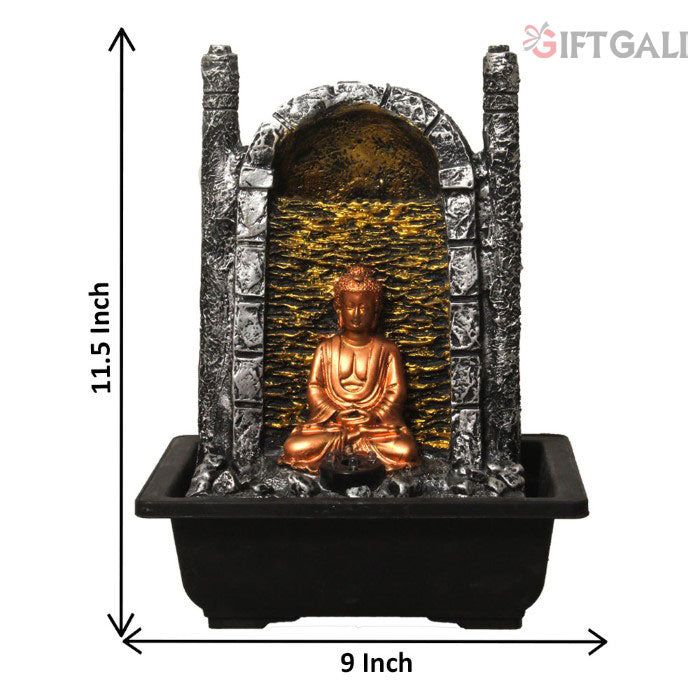 Gautam Buddha Water Fountain 30 cm G57X0107C