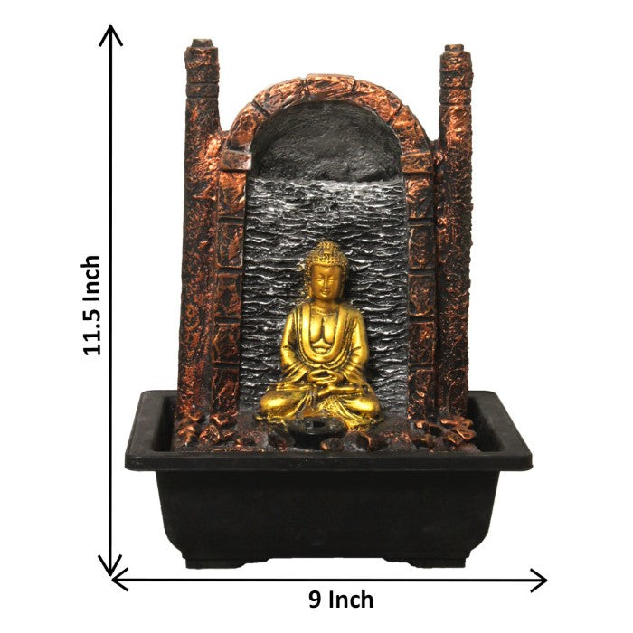 Gautam Buddha Water Fountain 30 cm G57X0107C