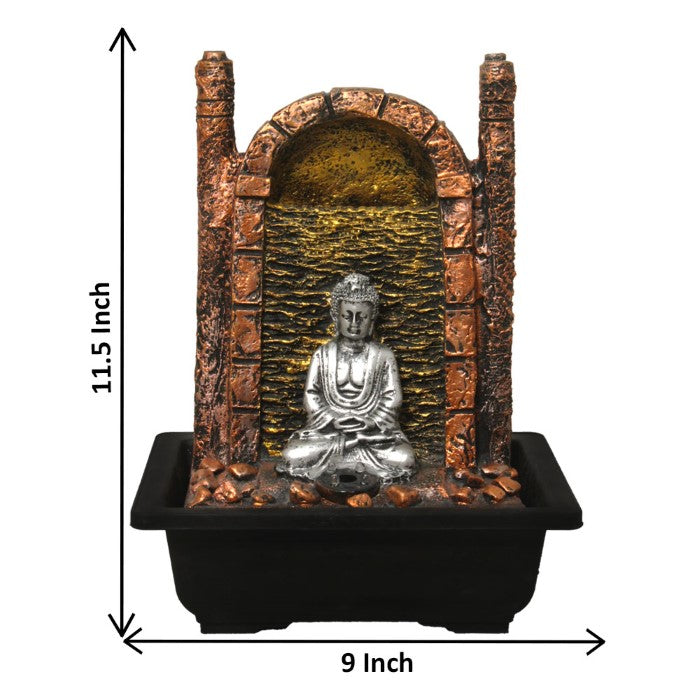 Gautam Buddha Water Fountain 30 cm G57X0107C