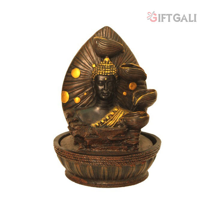 Diya Buddha Tabletop Water Fountain 35 cm G57X0157AGAMX