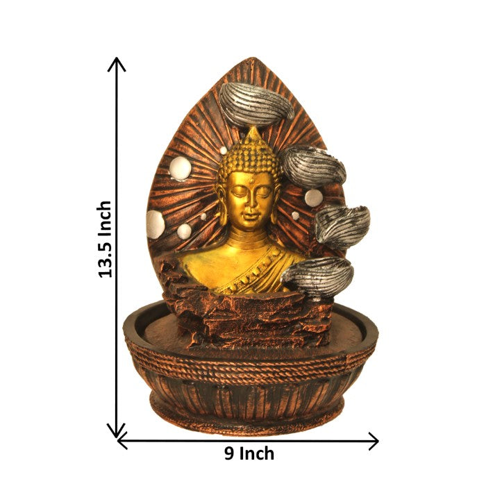 Buddha Bust Water Fountain 35 cm G57X0157MGAMX