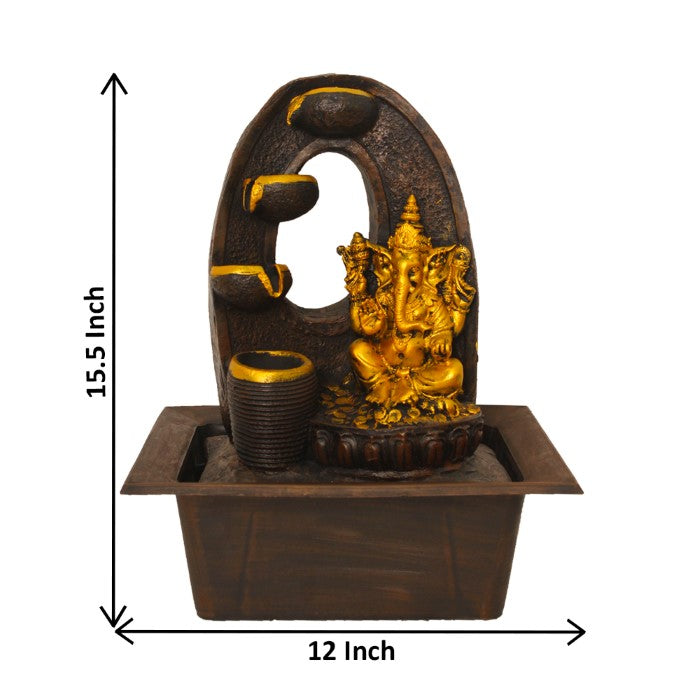 Handicraft Lord Ganesh Water Fountain 40 cm G57X0194AGAMX