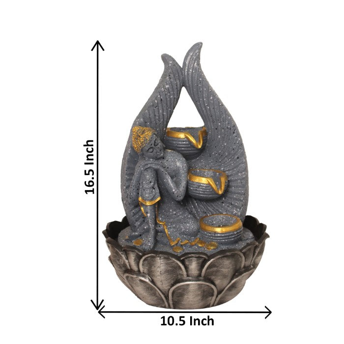 Resting Buddha Indoor Fountain 42 cm G57X0196FGDMX