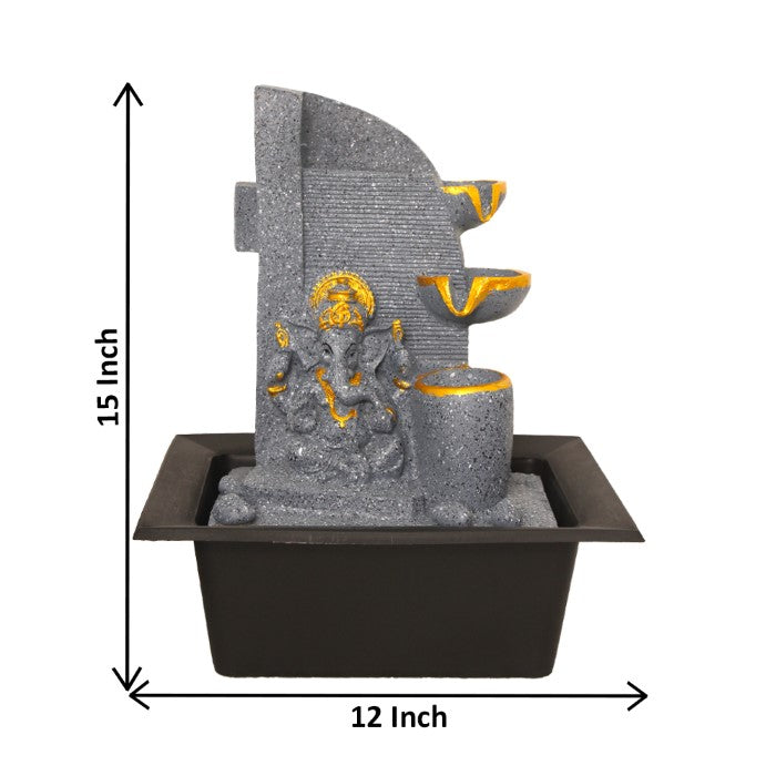 Indoor Ganesha Tabletop Water Fountain Showpiece 39 cm G57X0200FGDMX