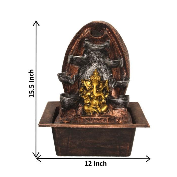 Decorative Ganesh Tabletop Indoor Water Fountain 40 cm G57X0204MGAMX