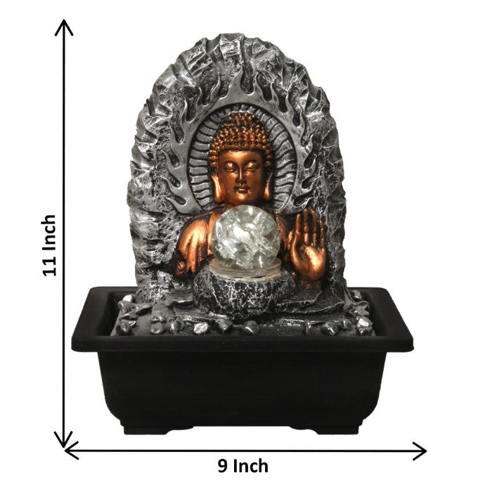 Buddha Water Fountain Tabletop Showpiece 28 cm G57X0206G