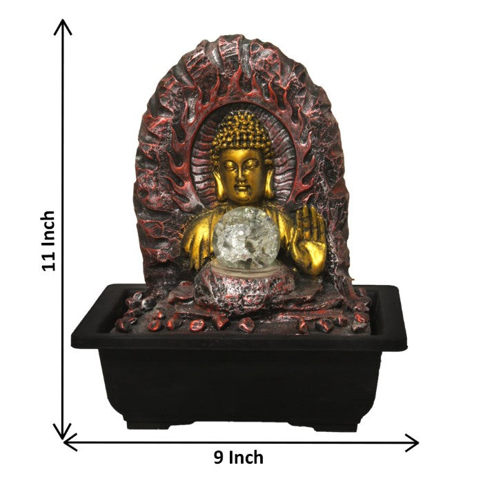 Buddha Water Fountain Tabletop Showpiece 28 cm G57X0206G