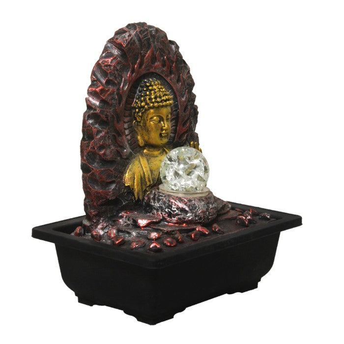 Buddha Water Fountain Tabletop Showpiece 28 cm G57X0206G