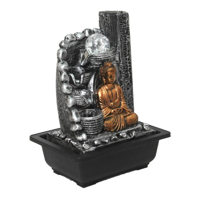 Gautam Buddha Water Fountain 32 cm G57X0207C