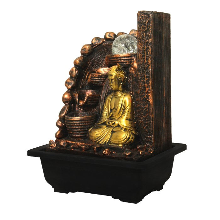 Gautam Buddha Water Fountain 32 cm G57X0207C