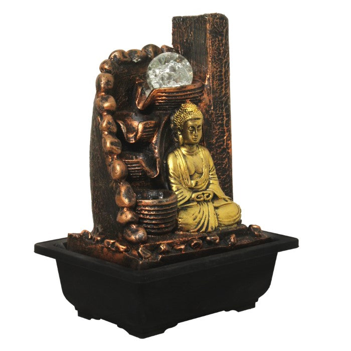 Gautam Buddha Water Fountain 32 cm G57X0207C