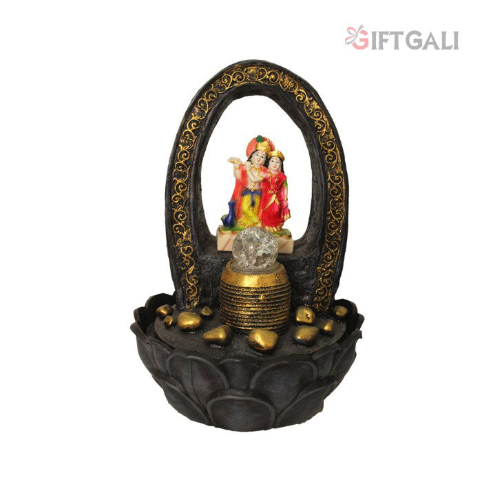 Radha Krishna Indoor Water Fountain Showpiece 41 cm G57X0209FGAMX-67X0041M