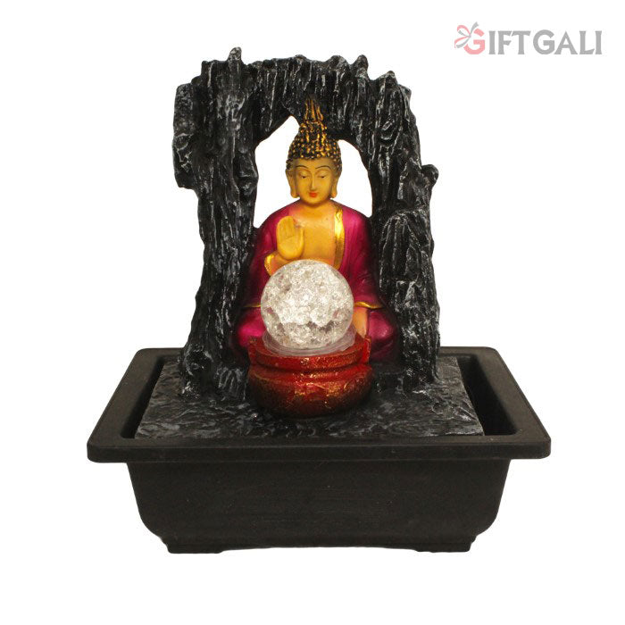 Buddha Fountain Tabletop Showpiece 27 cm G57X0209M