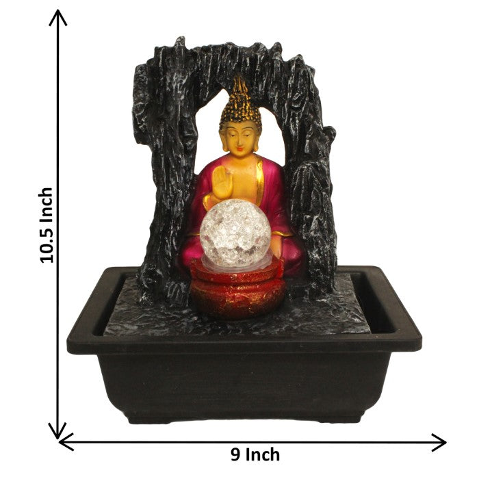 Buddha Fountain Tabletop Showpiece 27 cm G57X0209M