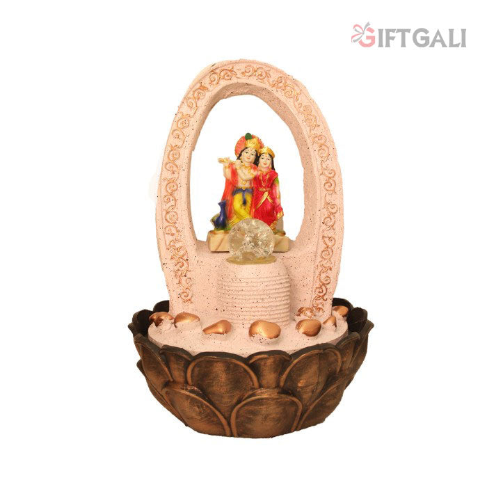 Lord Radha Krishna Indoor Water Fountain 41 cm G57X0209PCDMX-67X0041M