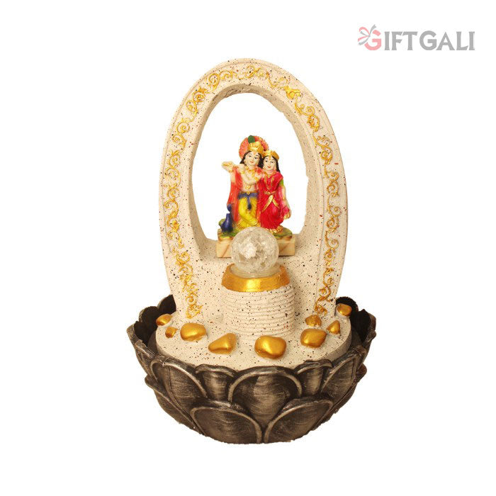 Radha Krishna Indoor Water Fountain 41 cm G57X0209WGDMX-67X0041M