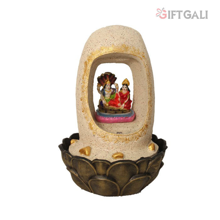 Vishnu Laxmi tabletop Fountain Showpiece 42 cm G57X0217IGDMX-67X0040M