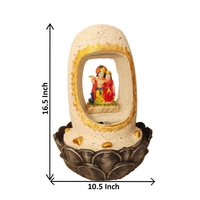 Lord Radha Krishna Fountain 42 cm G57X0217WGDMX-67X0041M