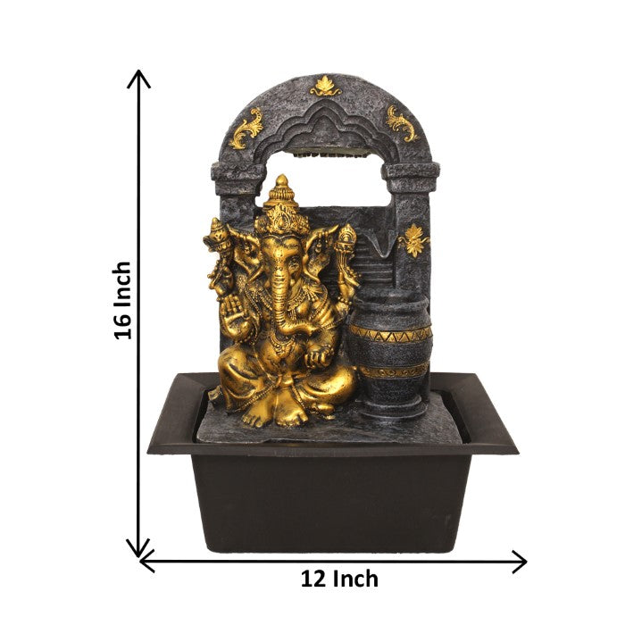 Ganesha Water Fountain SHowpiece 41 cm G57X0221FGAMX