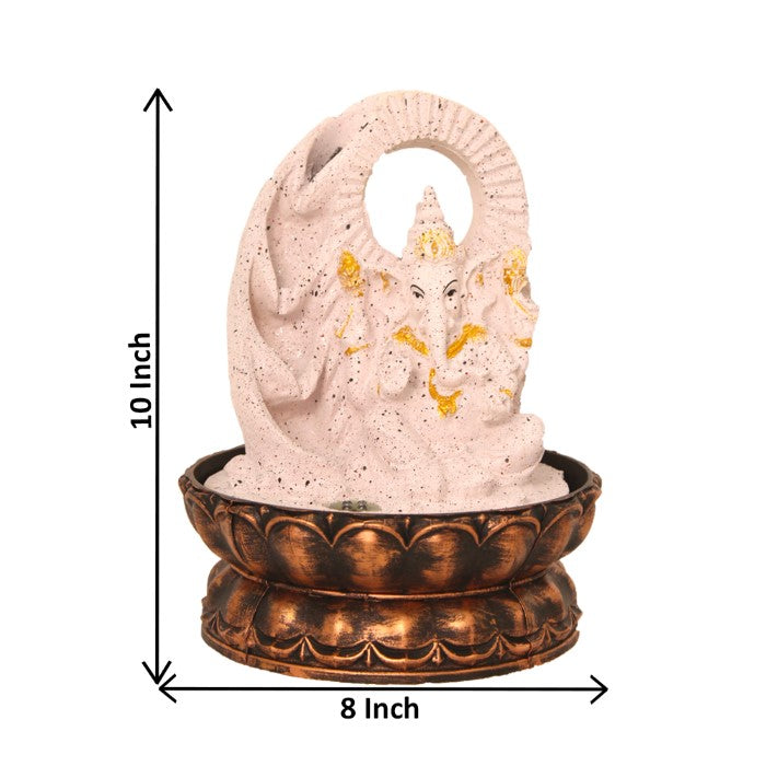 Tabletop Ganesha Water Fountain 26 cm G57X0448PGDMX