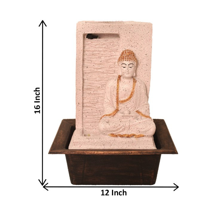 Buddha Decorative Indoor Water Fountain 41 cm G57X0449PCDMX