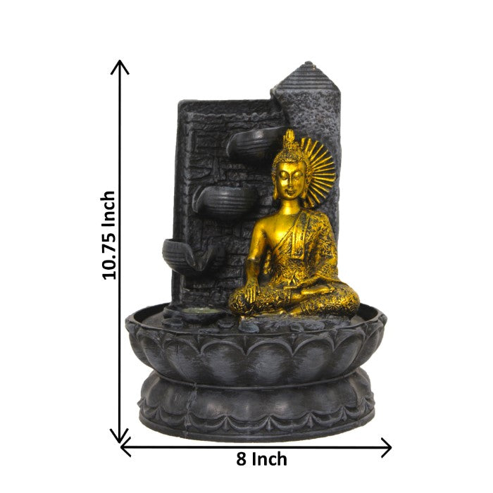 Decorative Tabletop Buddha Water Fountain 28 cm G57X0450IGDMX