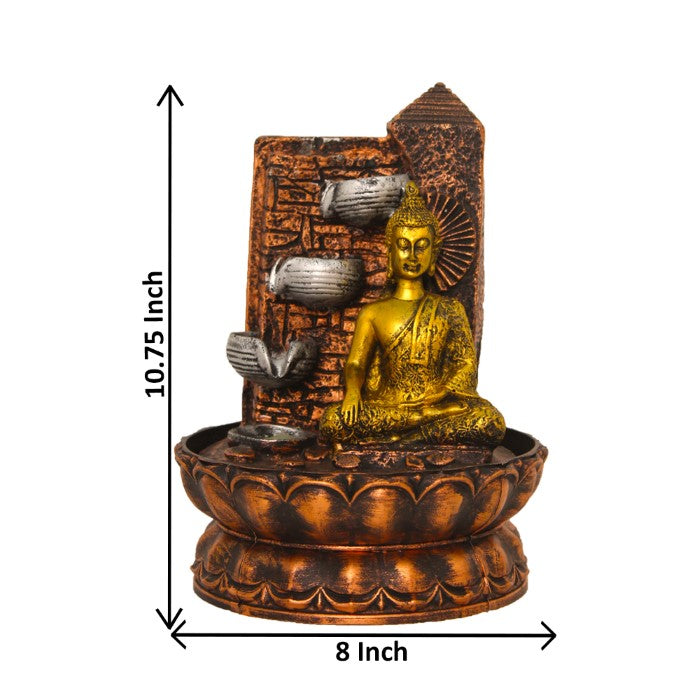 Decorative Tabletop Buddha Water Fountain 28 cm G57X0450IGDMX