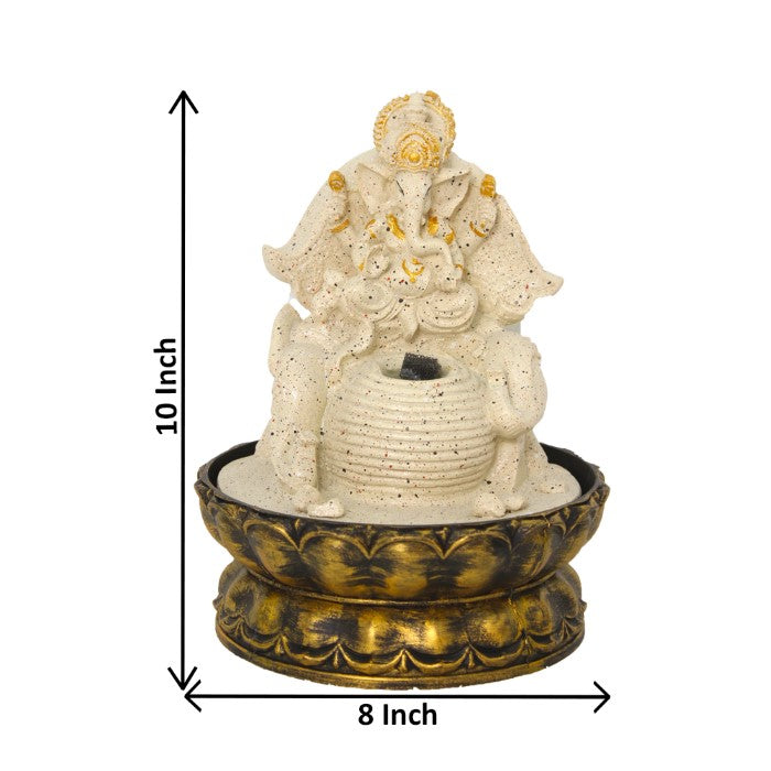 Ganesha Water Fountain Showpiece 27 cm G57X0453FGAMX