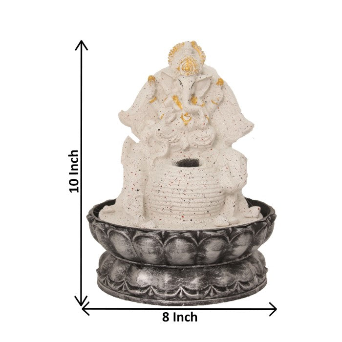 Ganesha Water Fountain Showpiece 27 cm G57X0453FGAMX