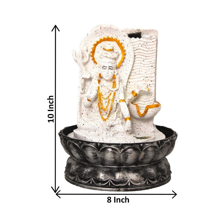 Lord Shiv Tabletop Indoor Fountain 26 cm G57X0455WGDMX