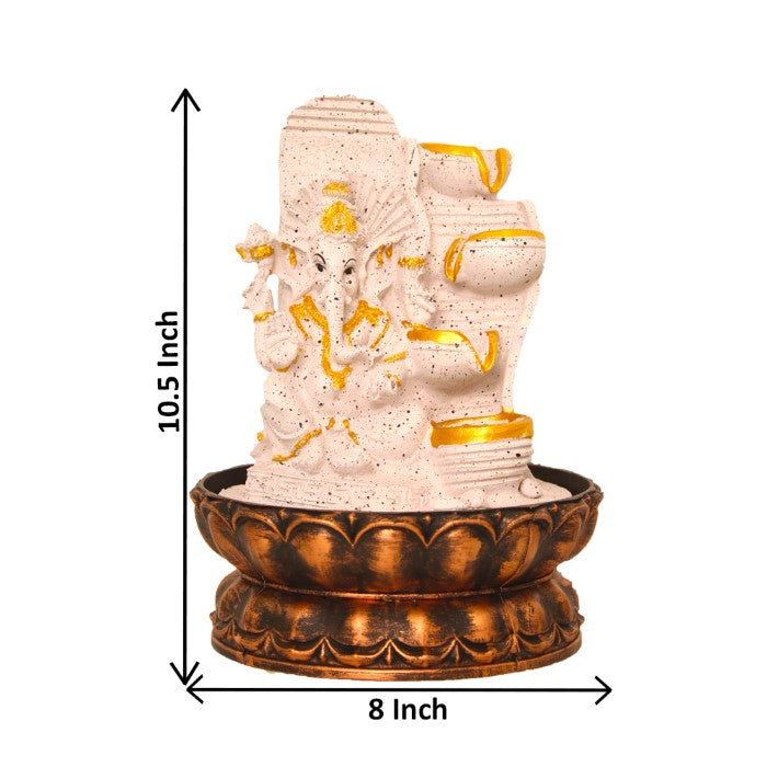 Decorative Diya Ganesha Water Fountain 27 cm G57X0461AGAMX