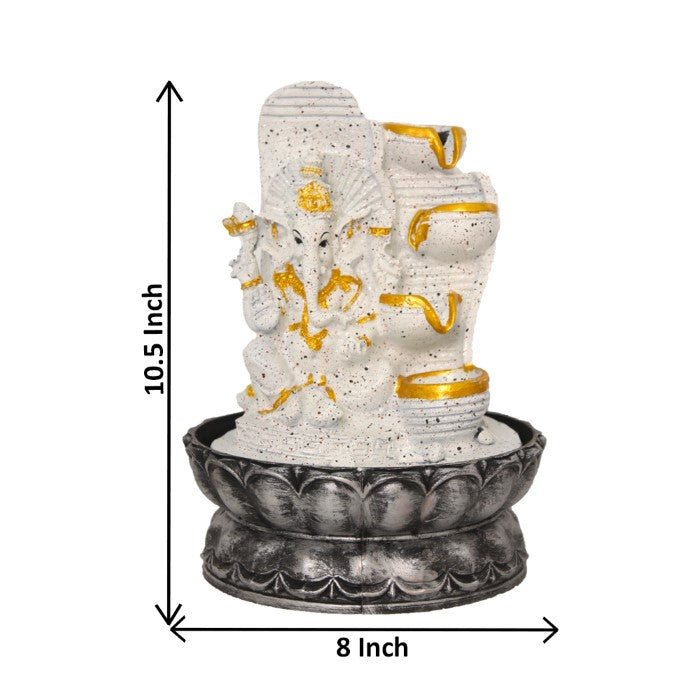 Decorative Diya Ganesha Water Fountain 27 cm G57X0461AGAMX