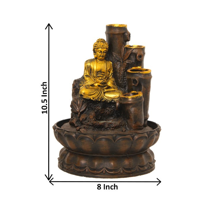 Buddha Tabletop Fountain Showpiece 27 cm G57X0463FGAMX