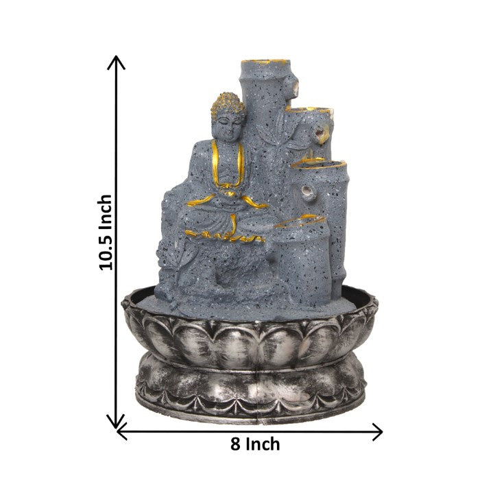 Buddha Tabletop Fountain Showpiece 27 cm G57X0463FGAMX